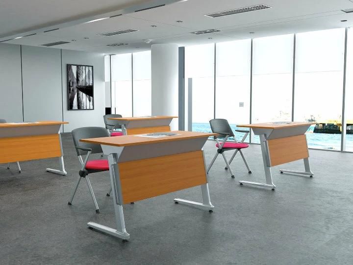 Aluminum Training Swivel Metal Office Conference Folding Table