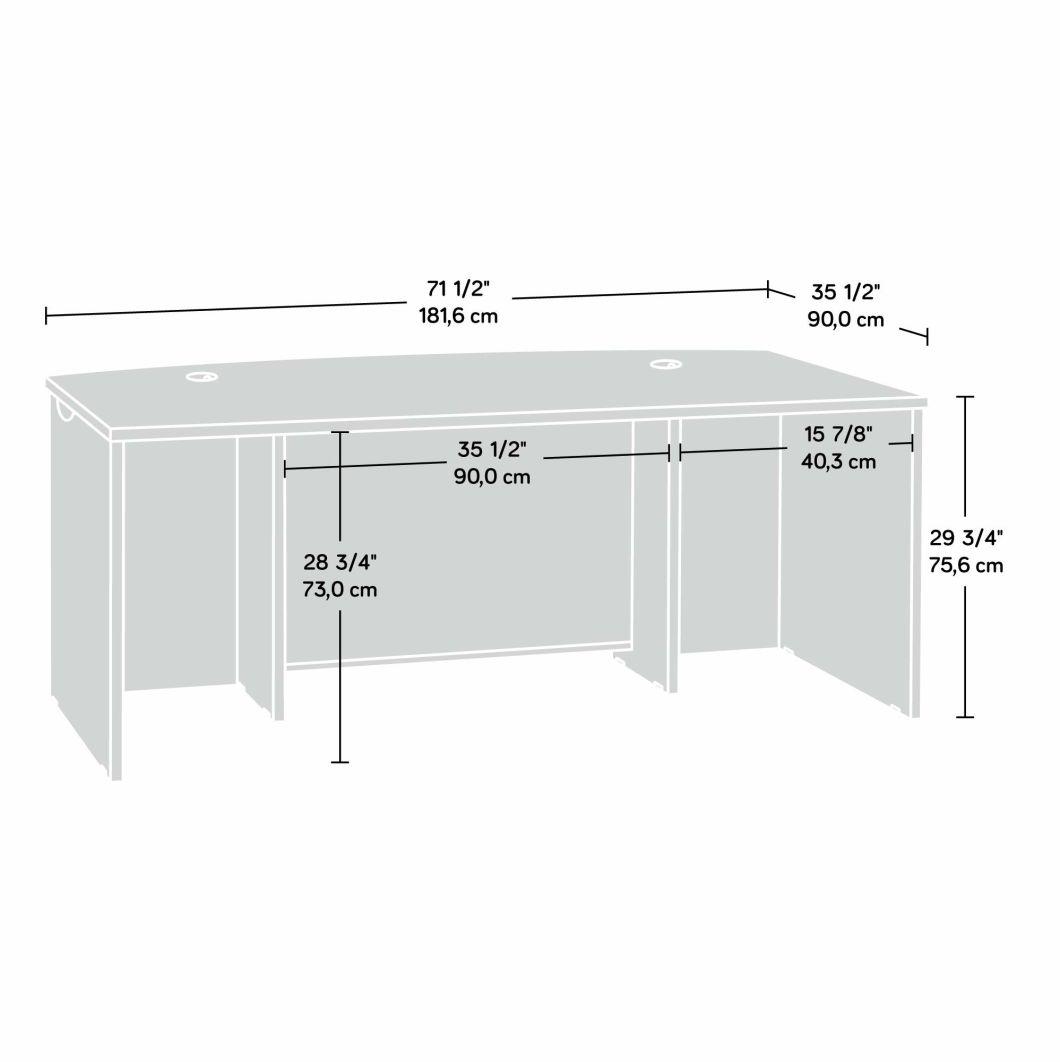 Collection Executive Computer Desk, Classic Cherry Finish