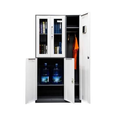 Commercial Office Luxury Customized Modern Double Door File Filing Cabinet with Shelf