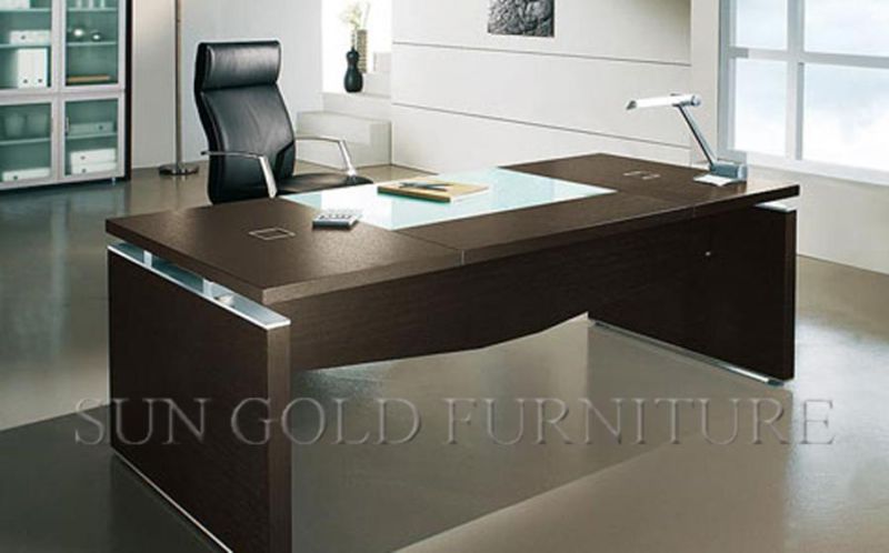 Hot Sale Melamine Wooden Office CEO Executive Computer Desk (SZ-OD107)