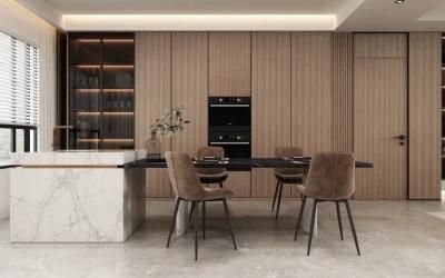 China Manufacturer Modern Home Hotel Furniture High Gloss Bedroom Set