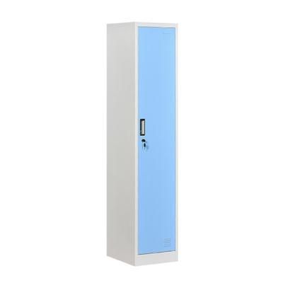 Single Door Wardrobe Clothes Closet Lockers Furniture Metal Steel Gym Locker