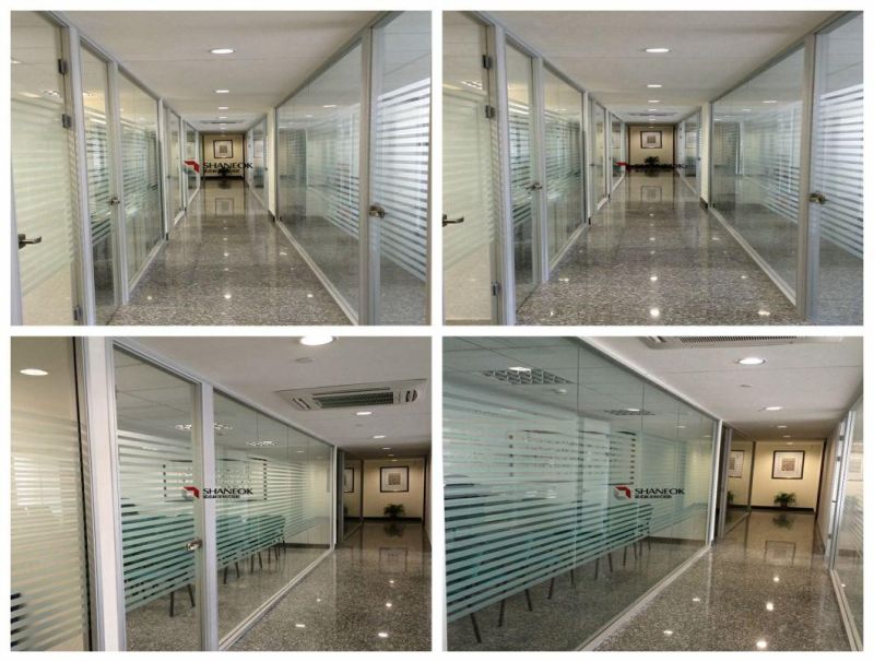 Office Clear Single Glass Partition of Glass Wall Partitions