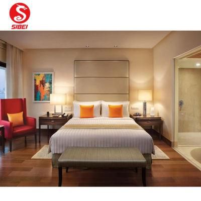 Customized Modern Wooden Luxury Bedroom Set 5 Star Villa Apartment Resort Hotel Room Furniture