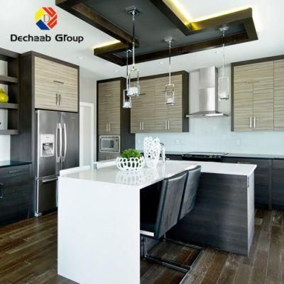 Melamine Used Simple Design Modular Kitchen Cabinets