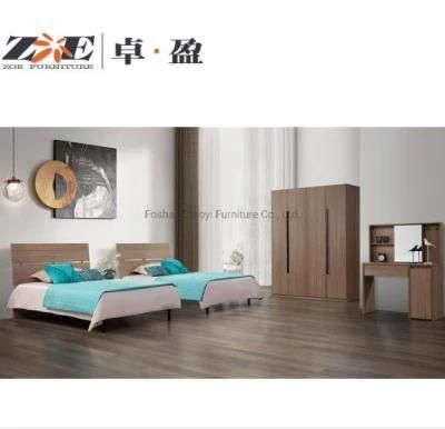 Modern Home Furniture Wooden MDF House Use Apartment Villa Single Room Bedroom Furniture
