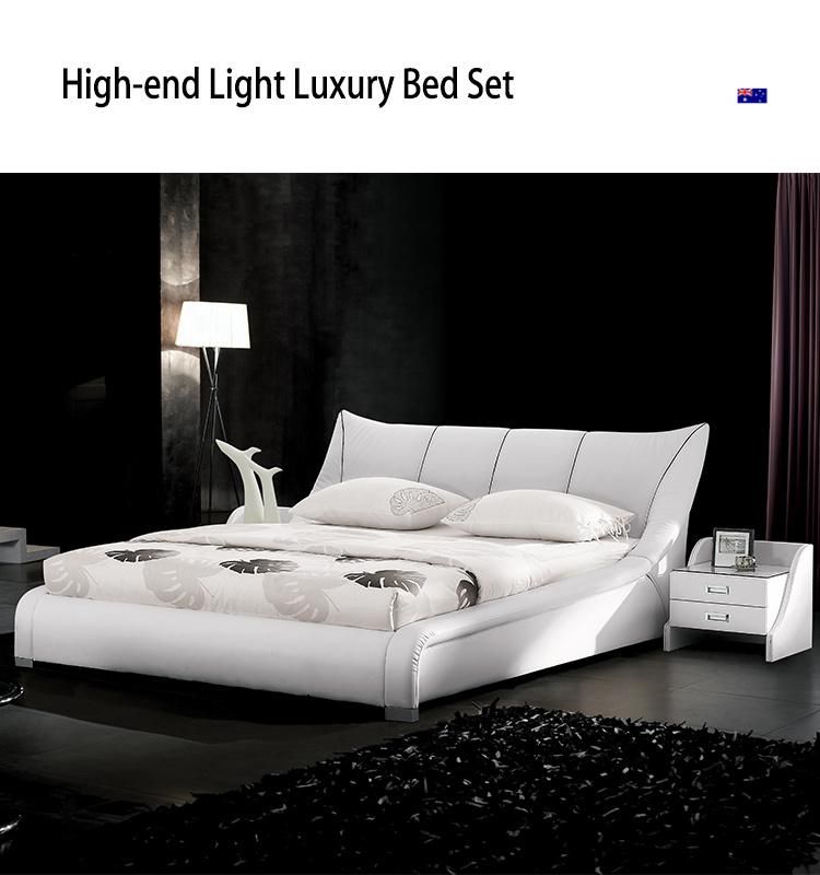 High Quality Hot Sale Luxury Upholstered Furniture Storage Bed Gc1607