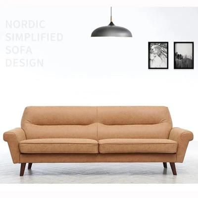 Modern Home Furniture Living Room Sofa Set L Shape Leather Sofa with Chaise Lounge
