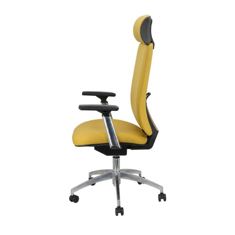 Special Light Blue Chair Design All PU Leather Modern Furniture Chair Swivel High Back Office Chair