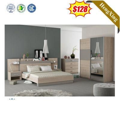 Modern Sleeping Latest Design Double Queen King Size Hotel Bedroom Furniture Set Upholster Bed