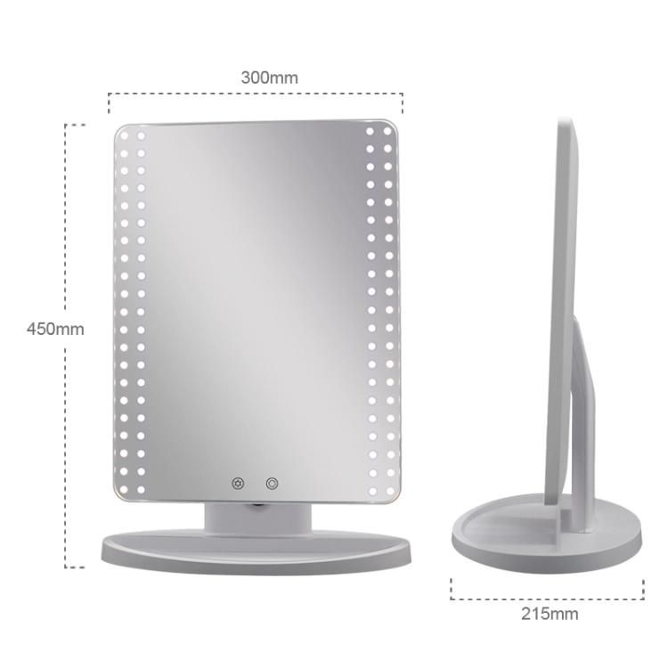Square Lighted LED Table Makeup Compact Mirrors Wholesale