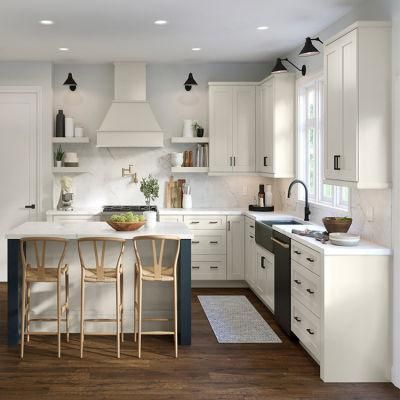 American Style Assembled Modular Cupboard Cabinets Sale Designs Modern Small Set White Shaker Solid Wood Kitchen Cabinet