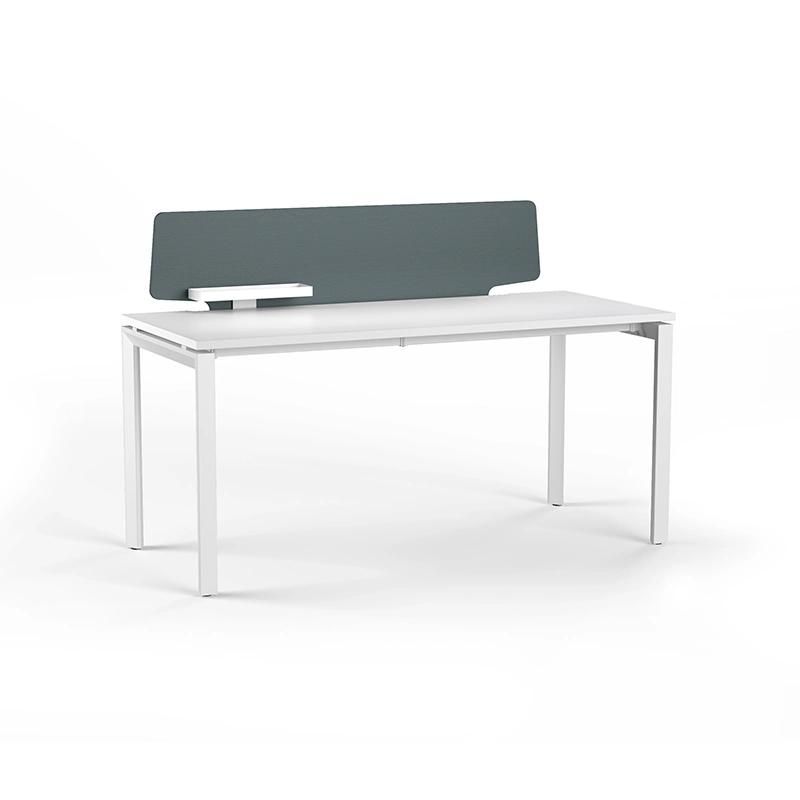 High Quality Office Furniture Modern White Single Seat Office Desk