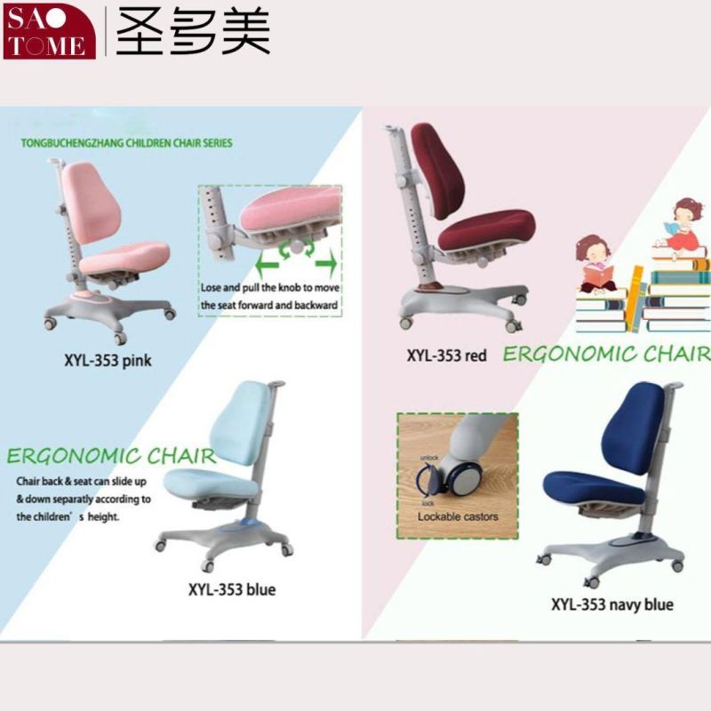 PP Material Sliding Adjustable Height School Home Children′ S Room Kids Study Chair