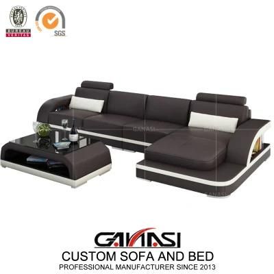 Italian Design Lounge Living Room Custom Leather Sofa Furniture