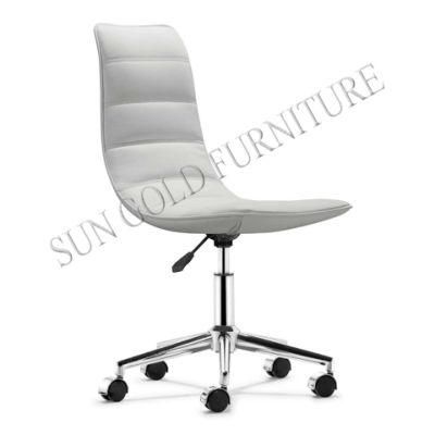 (SZ-OCY126) Armless White Stylish Office Chair Arc-Shaped Chair