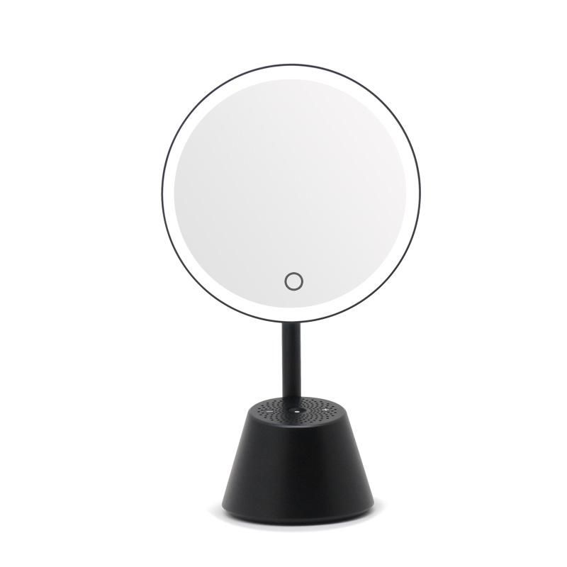 Wireless Speaker Makeup Mirror with Touch Switch Cosmetic Desktop Vanity Mirror