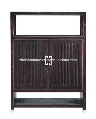 Living Room Furniture Wooden Black Color Cabinet with Door