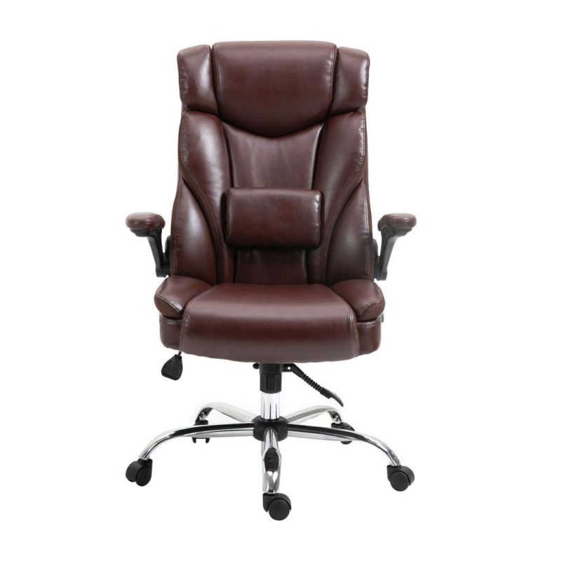 Modern New Design Swivel Cheap Office Room Rotating Wheel Dining Meeting Boss Leather Chair