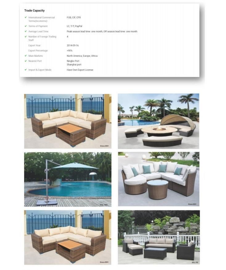 Sale of 4 Pieces Outdoor Handmade Rattan Furniture with Cushions 8 Cm Sofa Set Including 2 Single Sofas 1 Double Sofa and Table Outdoor Sofa Set