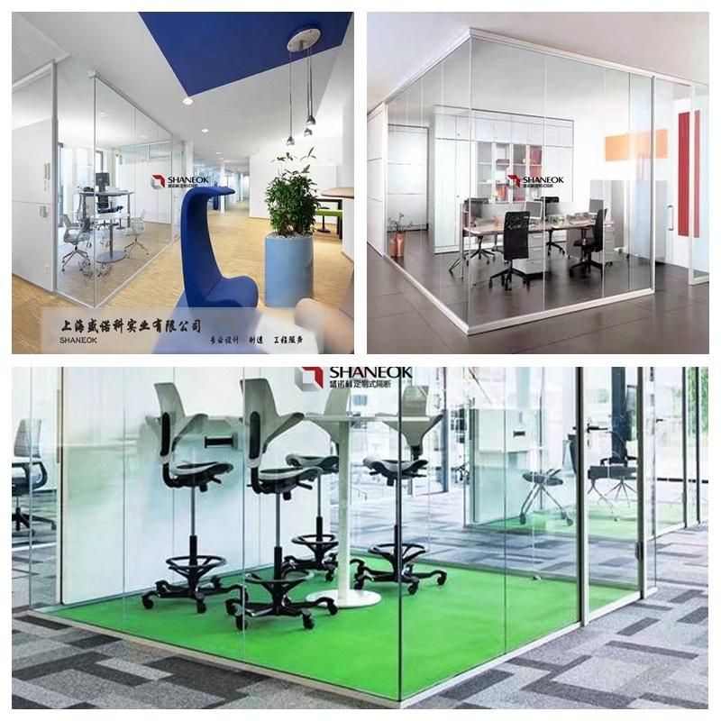 Shaneok Glass Office Partition with Tempered