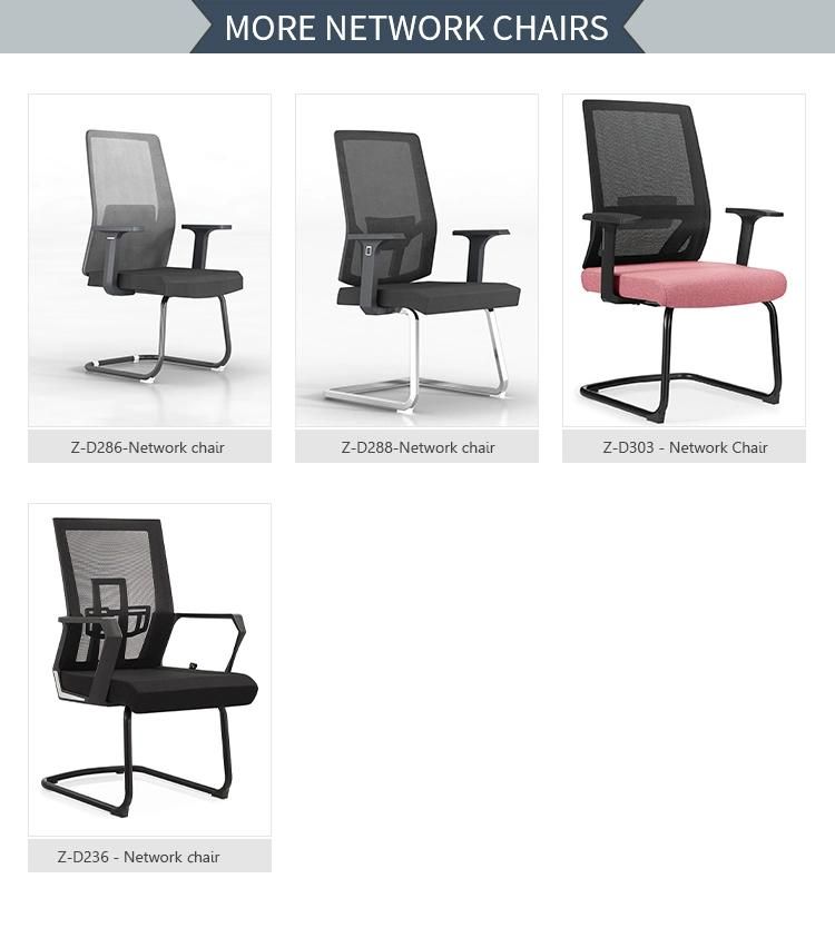 Modern Furniture Training Meeting Fabric Mesh Folding Office Chair