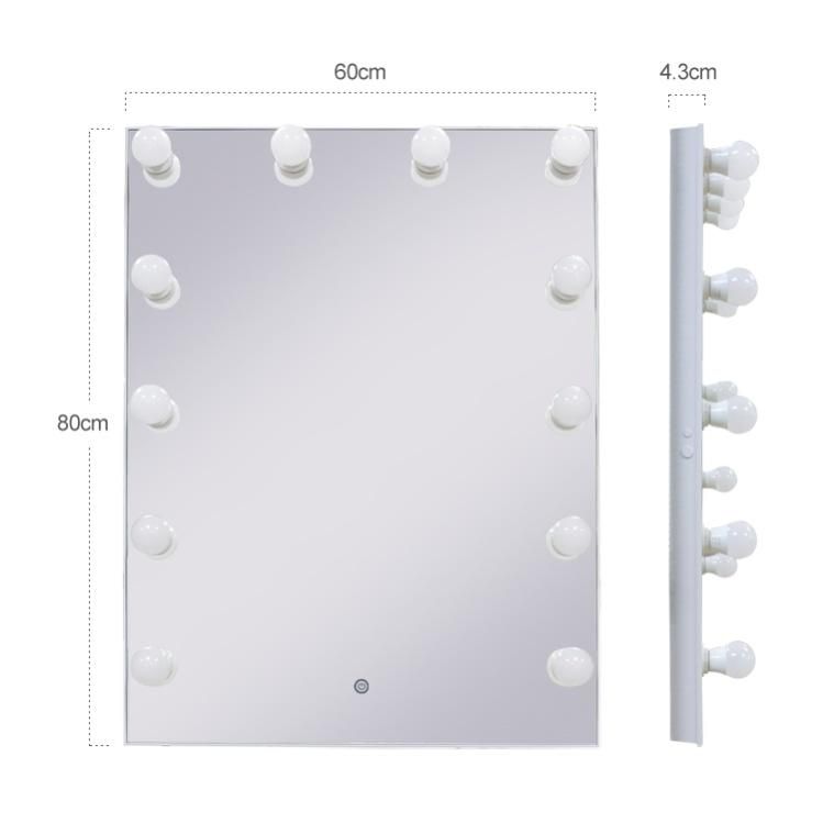 Bulkbuy LED Wall Lighted Makeup Mirror for Decorative Restroom