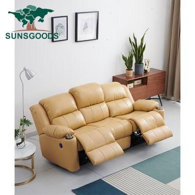 2021 New Design Chinese Furniture Modern Living Room Furniture Leather Sofa