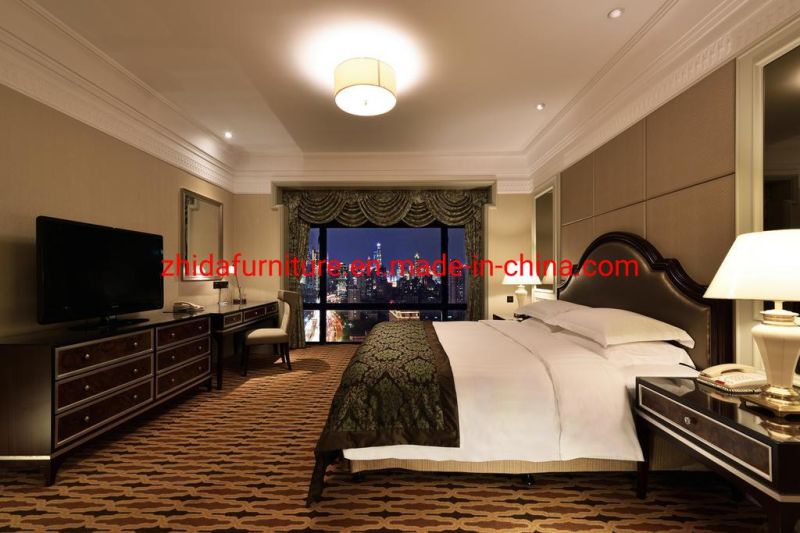 Custom Made Luxury American Style Casegood Furniture Hotel Bedroom Set