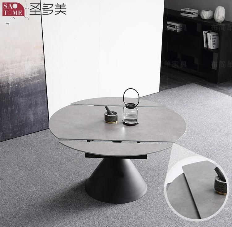Modern Style Southeast Asia Design Extendable Dining Table Good Metal Slate Dining Table