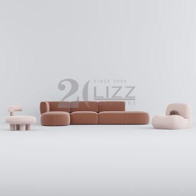 High Quality Customized Colors Modern Home Furniture Leisure Fabric L Shape Living Room Sofa