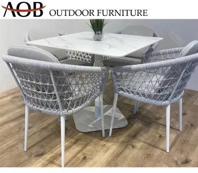 Customized Modern Garden Patio Hotel Home Restaurant Cafe Outdoor Dining Table Chair Furniture Set