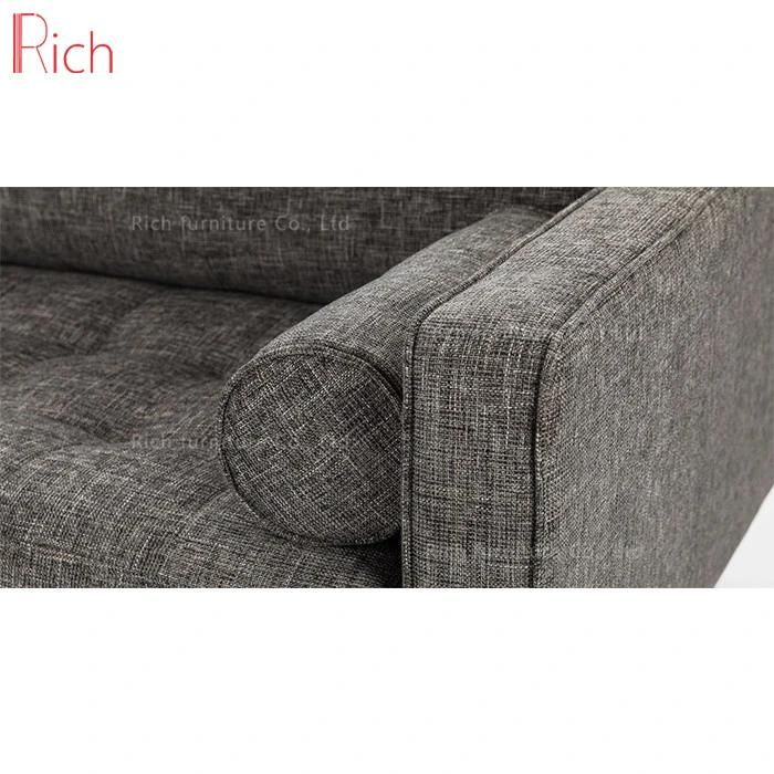 Two Seat Fabric Upholstery Recliner Couch Set Furniture