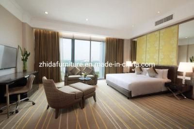 Middle East Luxury Design 5 Stars Standard Commercial Hotel Furniture Room Set Wooden Bedroom Furniture King Size Bed