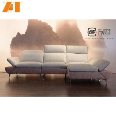 Nordic Chinese Factory Wholesale Living Room Furniture Solid Wood Farm Couch L Shape Sectional 4 Seater Sofa