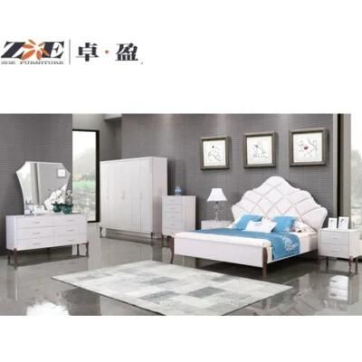 Fashion Modern Home House Apartment European Light Luxury King Size High Class Classic Design Bedroom Furniture Set