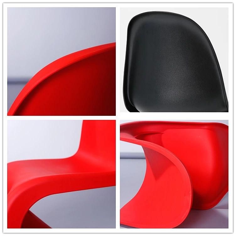 Wholesale Cheap Furniture Plastic S-Shaped Beautiful Lady Chair Comfortable Leisure Chair
