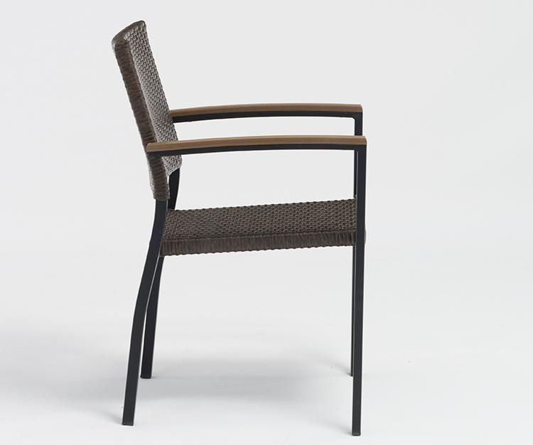 Stackable Outdoor Patio Dining Chair Modern Commercial Restaurant Furniture