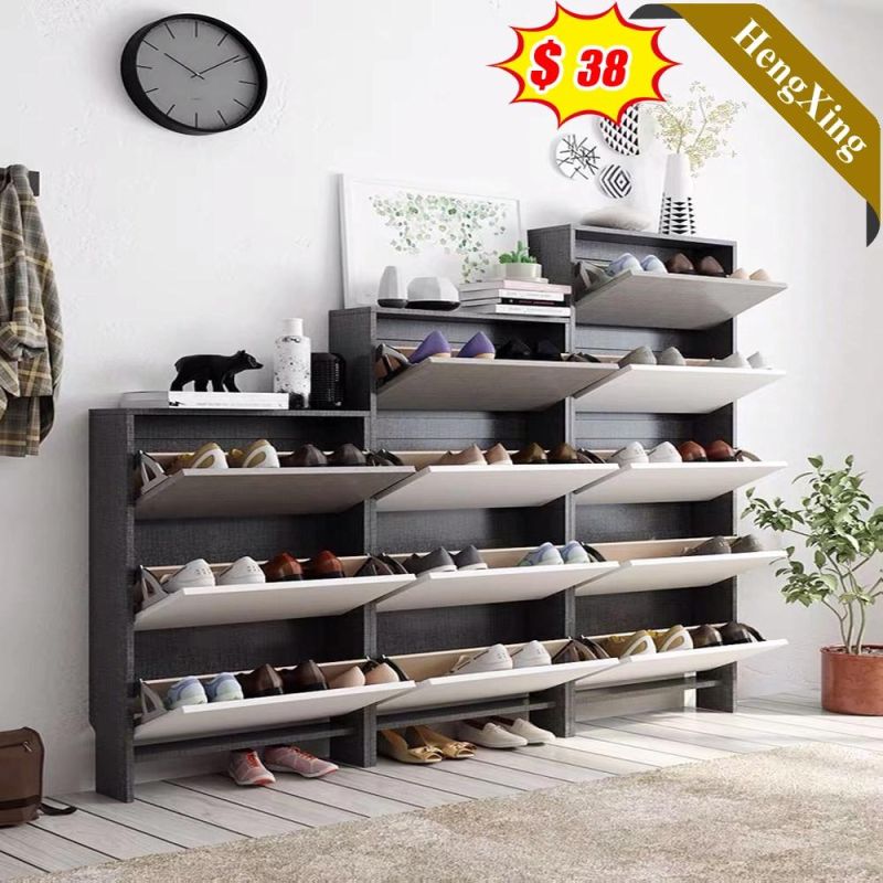 Home Furniture Set Wooden Modern Customized Shoe Cabinet
