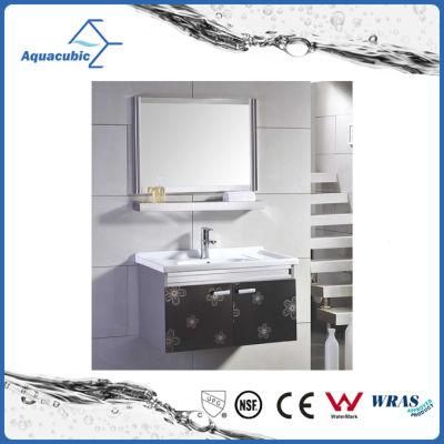 Modern Style Brown Furniture Classical Stainless Steel Bathroom Furniture