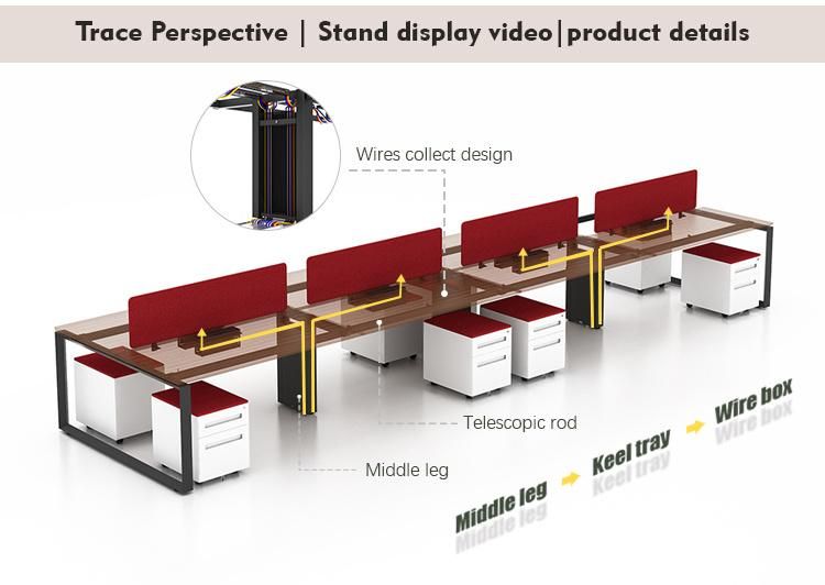 New Arrival Work Desk Material Wood Wholesale Workstation Office Furniture