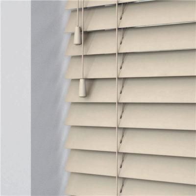 Internal Elegant Luxurious 50mm Timber Slat Basswood Venetian Blinds