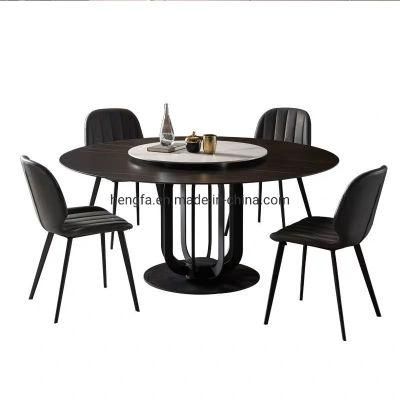 Modern Hotel Table Furniture Multi-Function Marble Round Dining Table