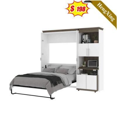 Home Furniture Custom Legs Folding Space Saving Single Wall Rotating Murphy Bed with Cabinet