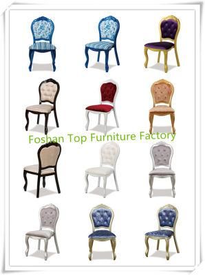 Popular Gold Aluminium Banquet Wedding Event Stacking Morocco Louis Restaurant Chairs