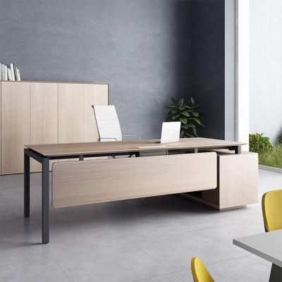 Modern Office Furniture Workstation Executive Computer Desk with Pedestal/Cabinet