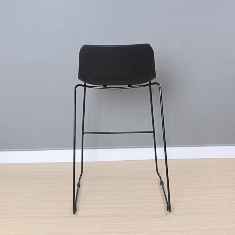 (SP-BS232) Modern Metal Bar Chair Bar Stool High Chair Saloon Chair with Solid Steel Frame