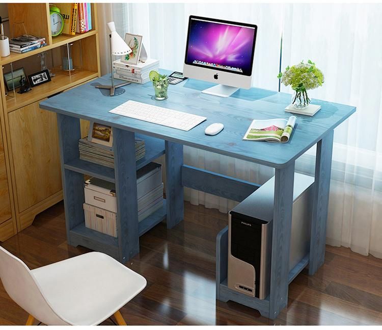 Customized Simple Style MDF Wooden Computer Desk with Low Price