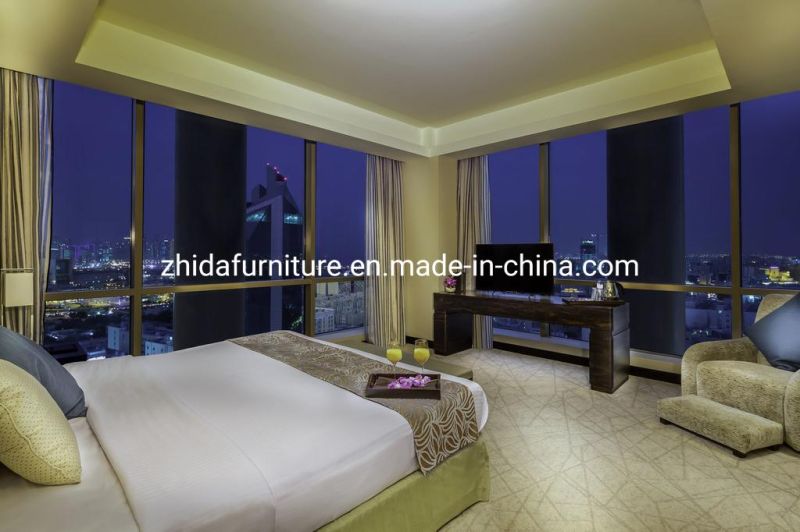 China Foshan Wooden 5 Star Modern Hotel Bedroom Set Furniture