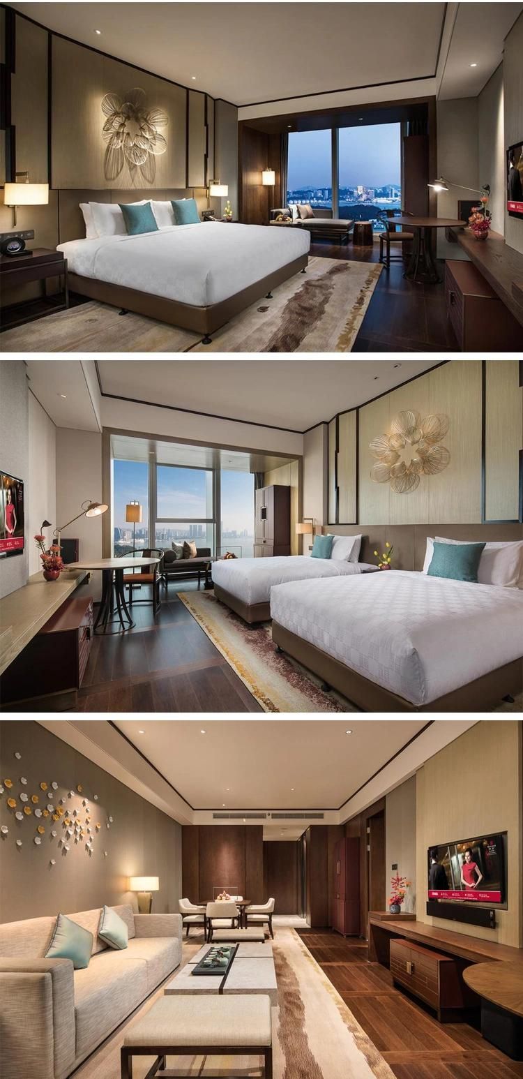 3-4 Star Modern Wooden Hotel Bedroom Furniture